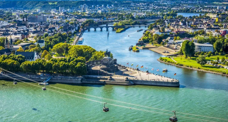 Deutsches Eck in Koblenz