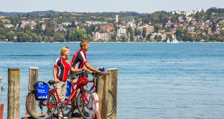 Cyclists, Lake Constance Cycle Route