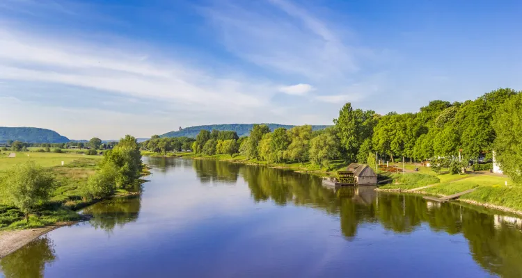 Der Weser-Radweg - Minden Schiffmühle