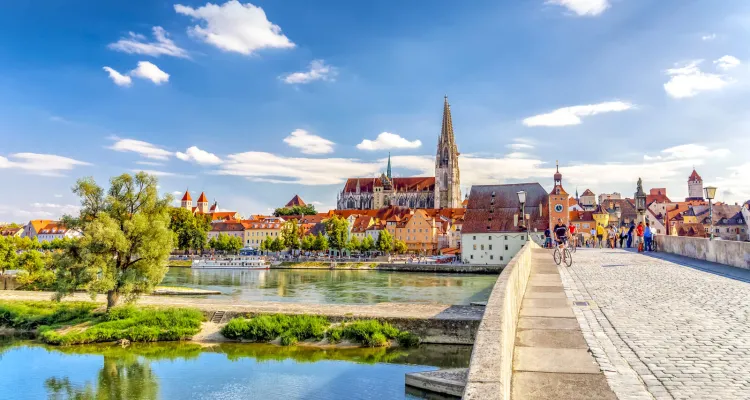 Weekend biking to Regensburg