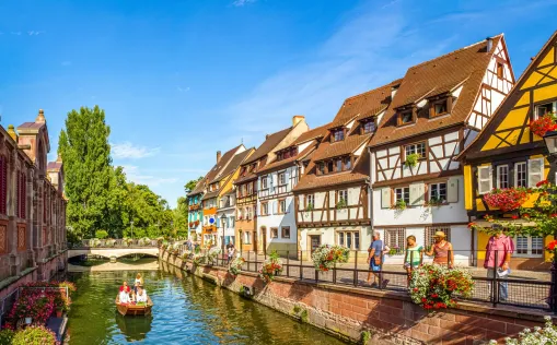 Radtour am Oberrhein im Elsass und in Baden