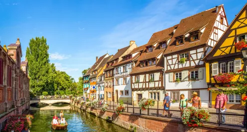 Radtour am Oberrhein im Elsass und in Baden