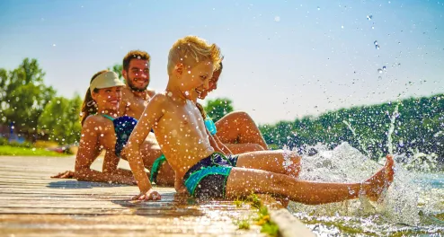 Familienradtour am Brombachsee