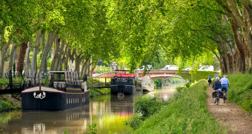 Radurlaub am Canal du Midi
