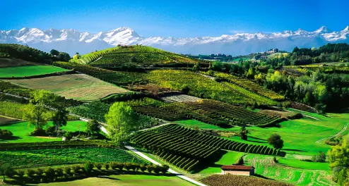 Stern-Radtour im Piemont