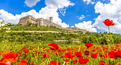 Stern-Radtour in Umbrien