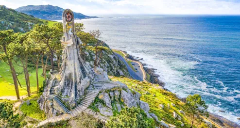 Virxe da Roca in Baiona